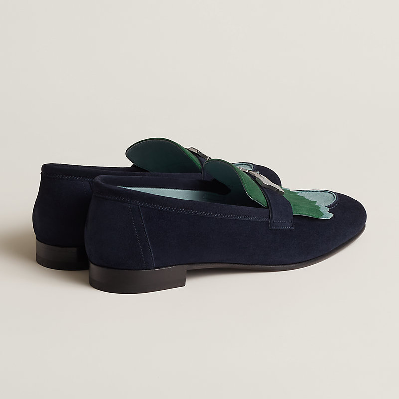新作★HERMES★モヘアウール Bleu Noir Royal loafer | Hermès Netherlands